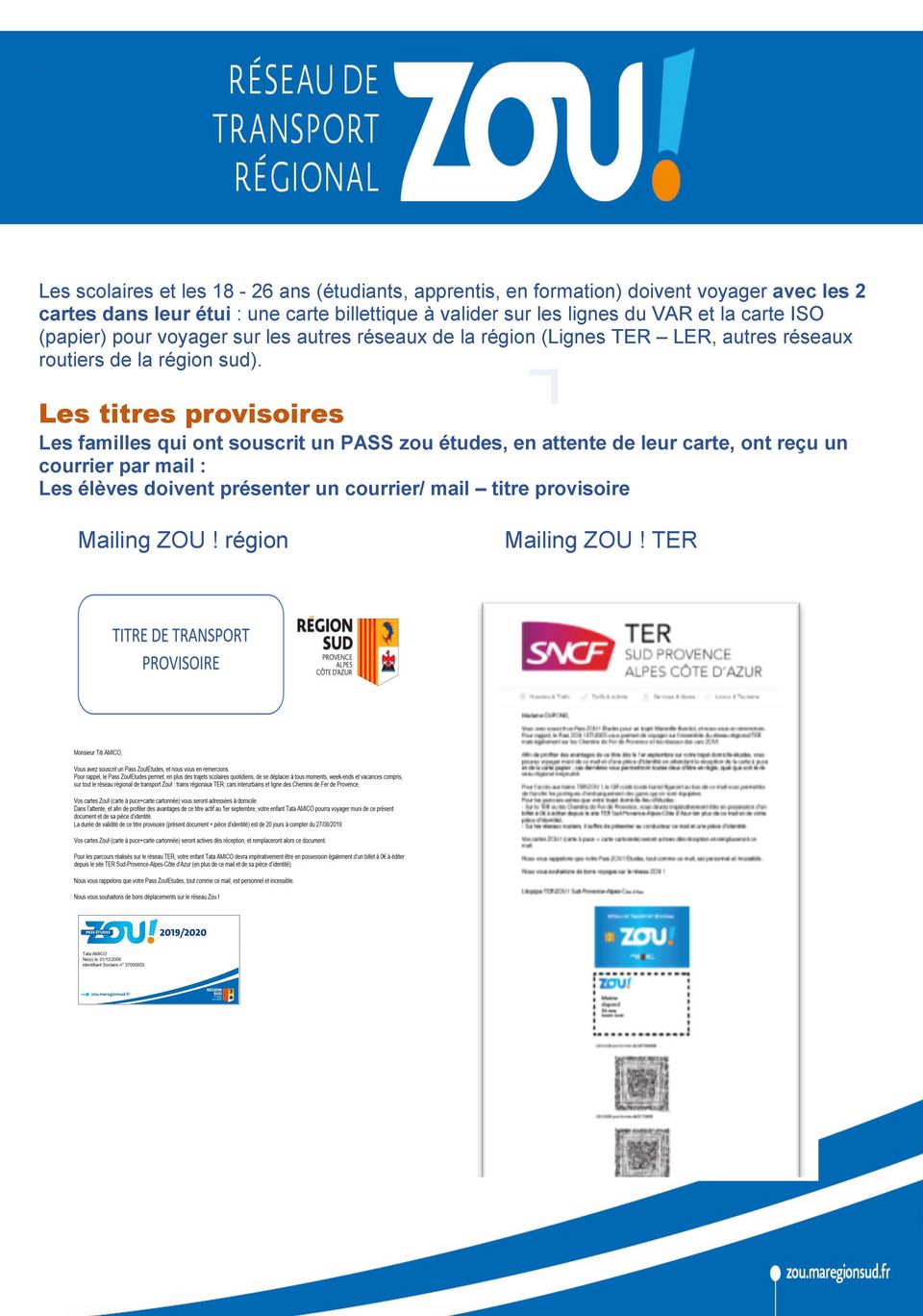 Formulaire Zou Solidaire - Service Publique